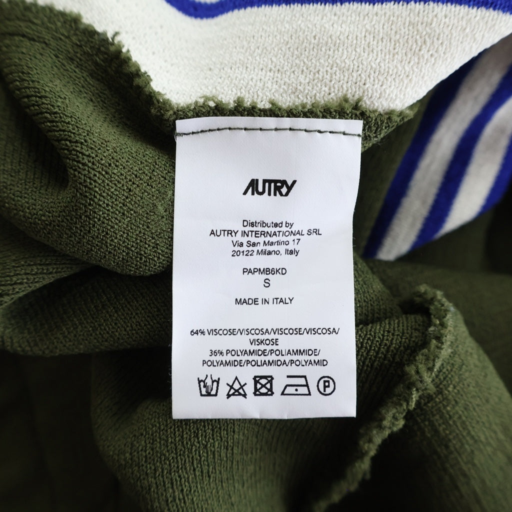 AUTRY(オートリー) ニット トラック ライン パンツ グリーン PAPMB6KD