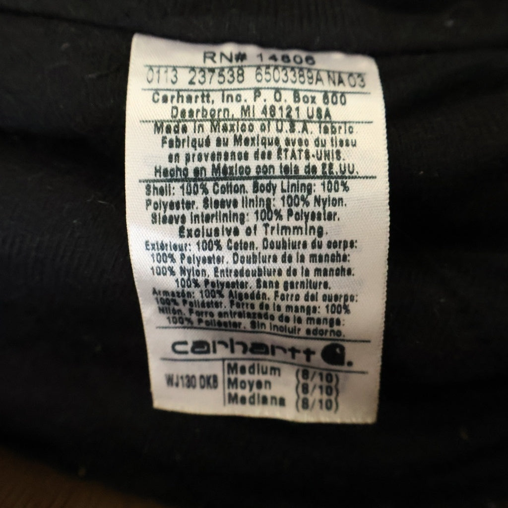 CARHARTT(カーハート) ACTIVE JACKET ダック地 アクティブ フーデッドジャケット ジップアップパーカー レディース ブラウン WJ130 DKB