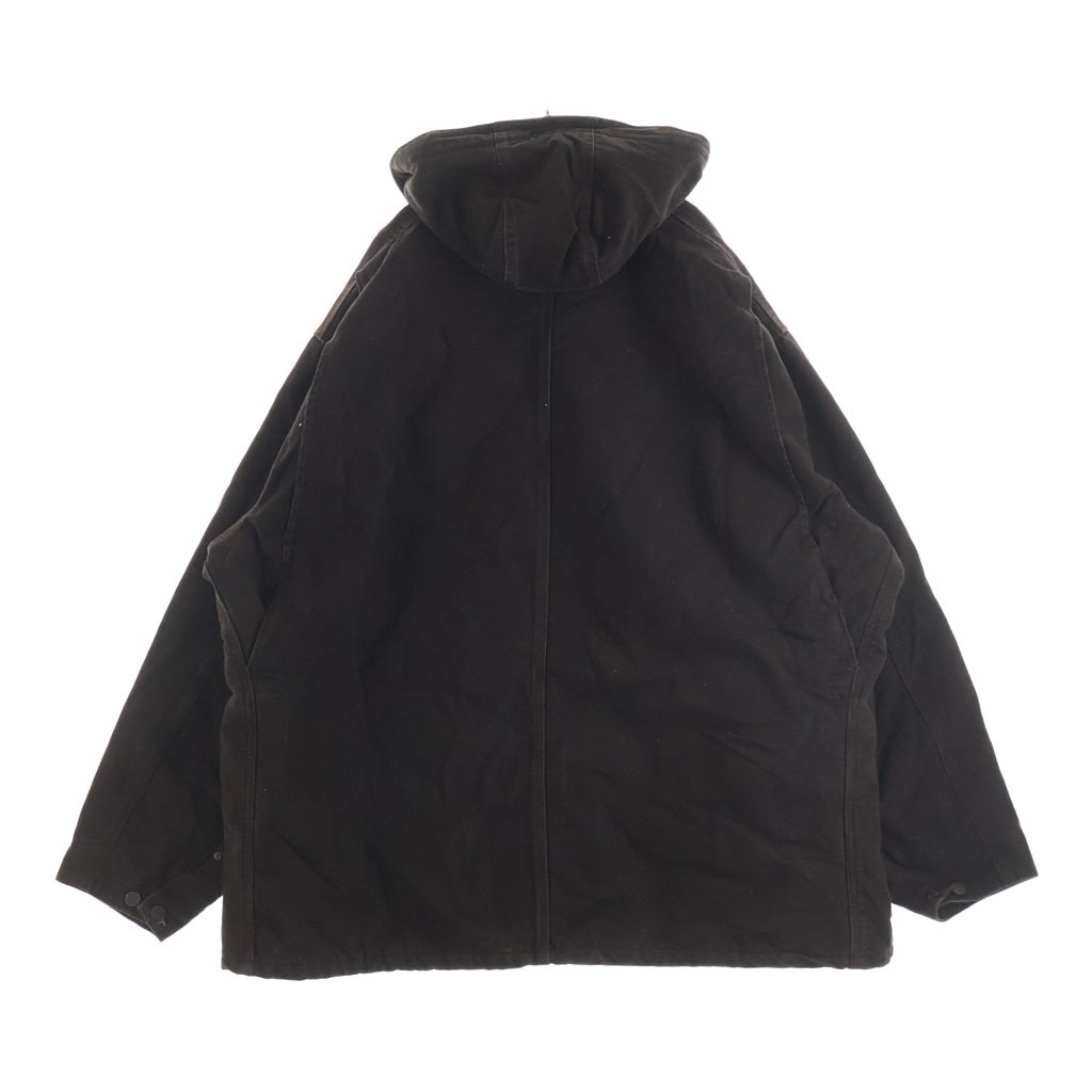 CARHARTT(カーハート) MICHIGAN CHORE COAT ダック地 ミシガン チョア コート フーデッド カバーオール ブラウン C02 DKB