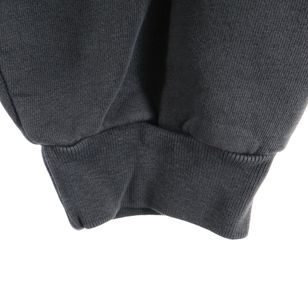 NO BRAND(ノーブランド) SKYLARK(スカイラーク) NO ZIP HOODIE ノージップ フロントロゴ プルオーバースウェットパーカー フーディー グレー