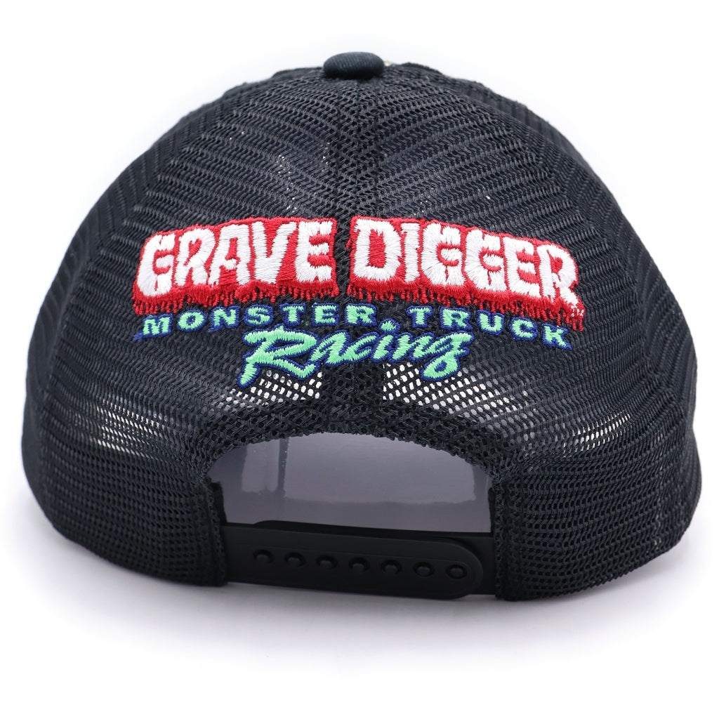 SUPREME(シュプリーム) 26SS ×Grave Digger Mesh Back 5-Panel グレイブディガー ラインストーン スタッズ装飾 5パネル メッシュキャップ 帽子 ブラック