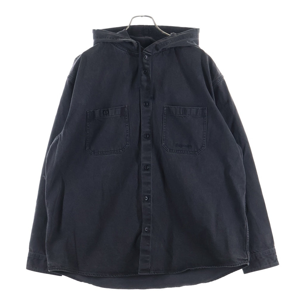 SUPREME(シュプリーム) 25SS Hooded Denim Shirt ロゴ刺繍 フーデッドデニムシャツ ピンク