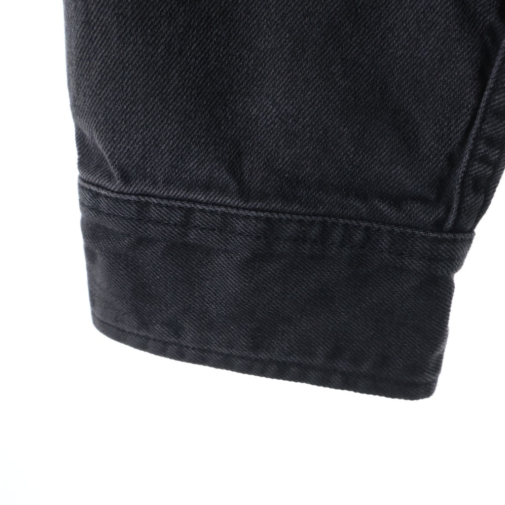SUPREME(シュプリーム) 25SS Hooded Denim Shirt ロゴ刺繍 フーデッドデニムシャツ ピンク