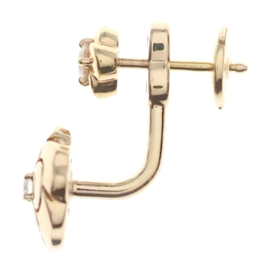 CHANEL(シャネル) カメリア コレクション トランスフォーマブル シングル イヤリング ピアス ピンクゴールド ダイヤモンド K18PG J12119 片耳 レディース
