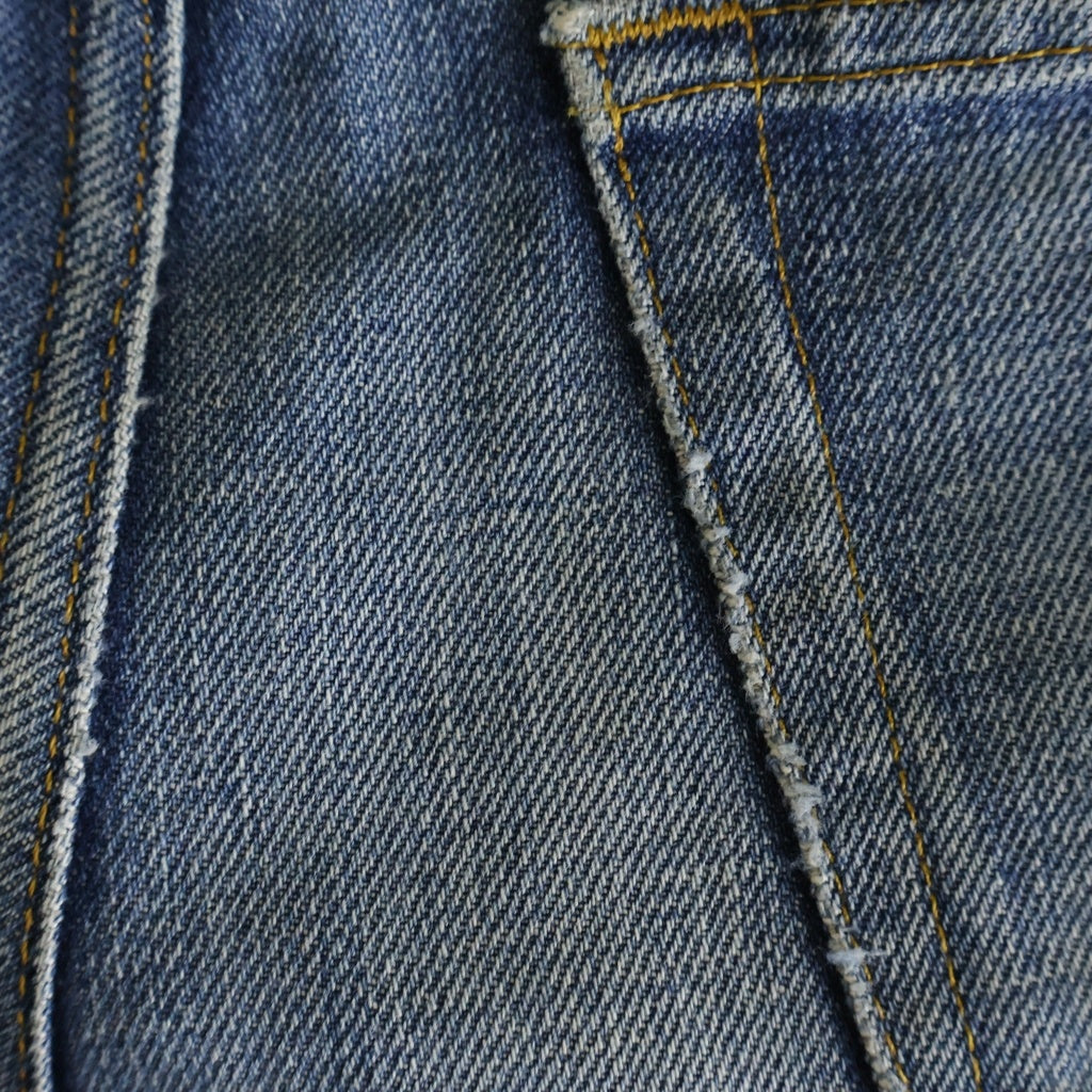 HELMUT LANG(ヘルムートラング) 90S ARCHIVE CLASSIC RAW CUT DENIM TURN UP アーカイブ 本人期 ボタンフライ クラシック ロー ストレートデニム ジーンズ インディゴ