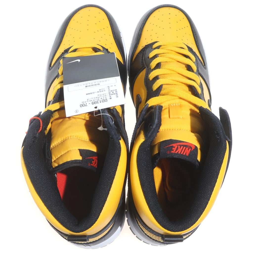 NIKE(ナイキ) DUNK HIGH RETRO University Gold and Black ダンク レトロ ハイカットスニーカー イエロー/ブラック US10/28cm DD1399-700