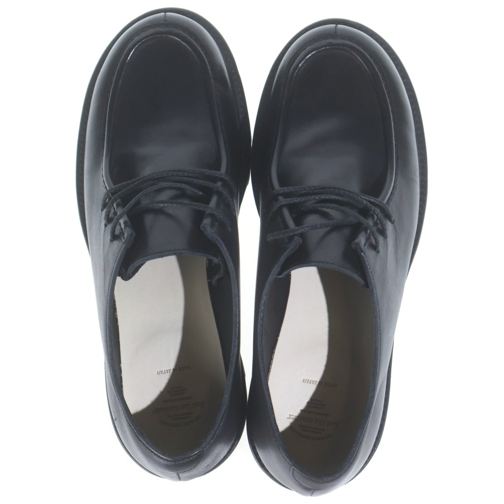 foot the coacher(フットザコーチャー) TIROLEAN SHOES TWEETY SOLE チロリアン レザー レースアップブーツ シューズ 厚底 ブラック FTC2434003