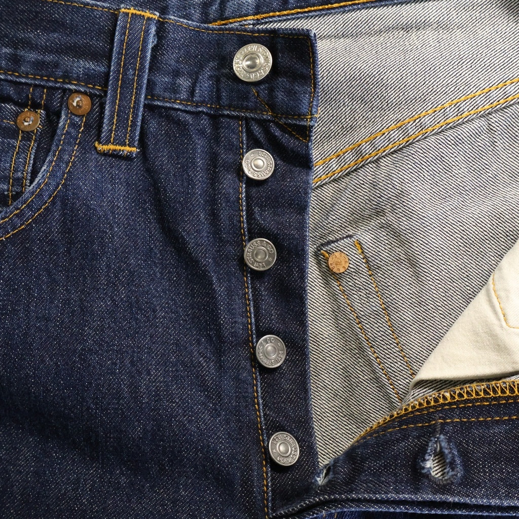 Levi's VINTAGE CLOTHING(リーバイス ビンテージ クロージング) 90S VINTAGE 501 ヴィンテージ ボタン裏R USA製 デニム ジップフライ ストレートパンツ インディゴ 47501-0117