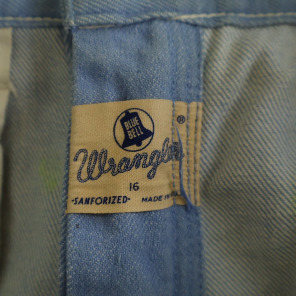 Wrangler(ラングラー) 60S VINTAGE BOYS 22MWZ ヴィンテージ ボーイズ USA製 デニムパンツ ジーンズ サックスブルー