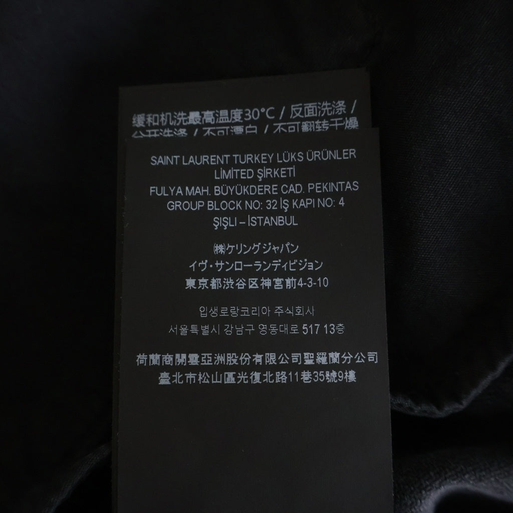 SAINT LAURENT PARIS(サンローランパリ) 772238 Y23CA テーパードバギーデニムパンツ