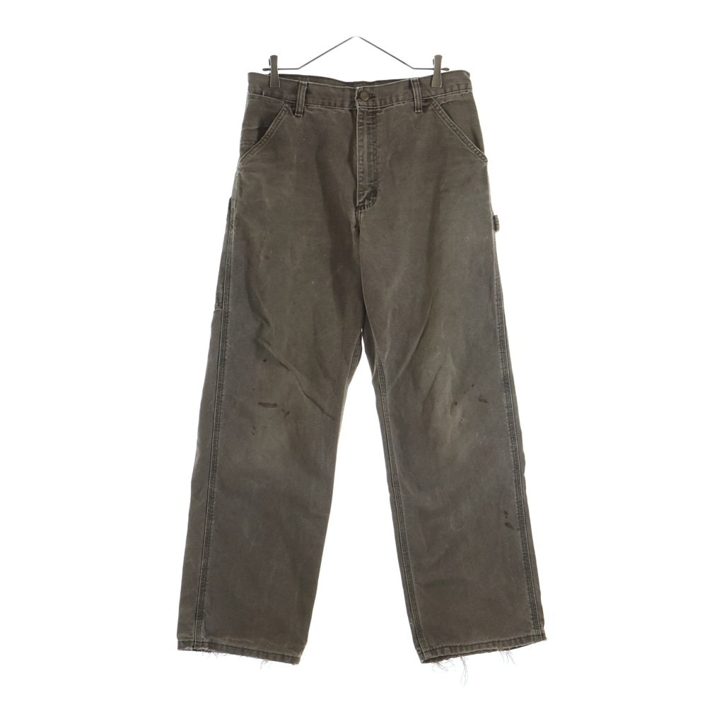 CARHARTT(カーハート) 90S VINTAGE DUCK WORK PANTS ダック地 ヴィンテージ ペインター ワークパンツ ブラウン WU0382