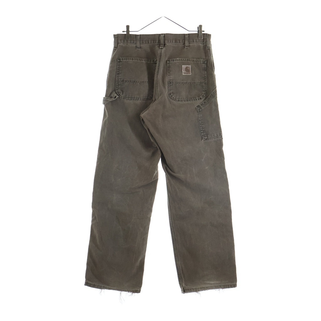 CARHARTT(カーハート) 90S VINTAGE DUCK WORK PANTS ダック地 ヴィンテージ ペインター ワークパンツ ブラウン WU0382