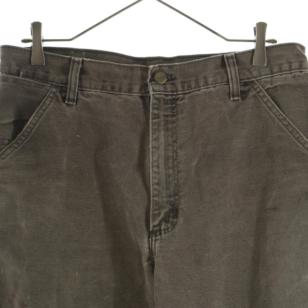 CARHARTT(カーハート) 90S VINTAGE DUCK WORK PANTS ダック地 ヴィンテージ ペインター ワークパンツ ブラウン WU0382