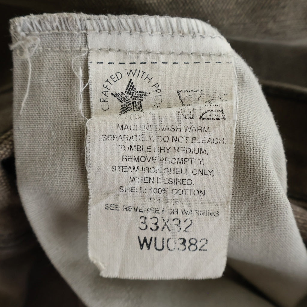 CARHARTT(カーハート) 90S VINTAGE DUCK WORK PANTS ダック地 ヴィンテージ ペインター ワークパンツ ブラウン WU0382