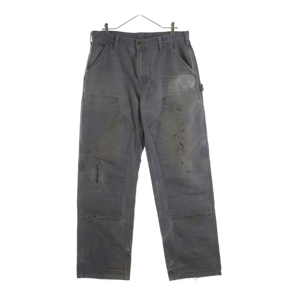 CARHARTT(カーハート) 10S DOUBLE KNEE PANT ダック地 ダブルニー ペインター ワークパンツ グレー B136 GVL