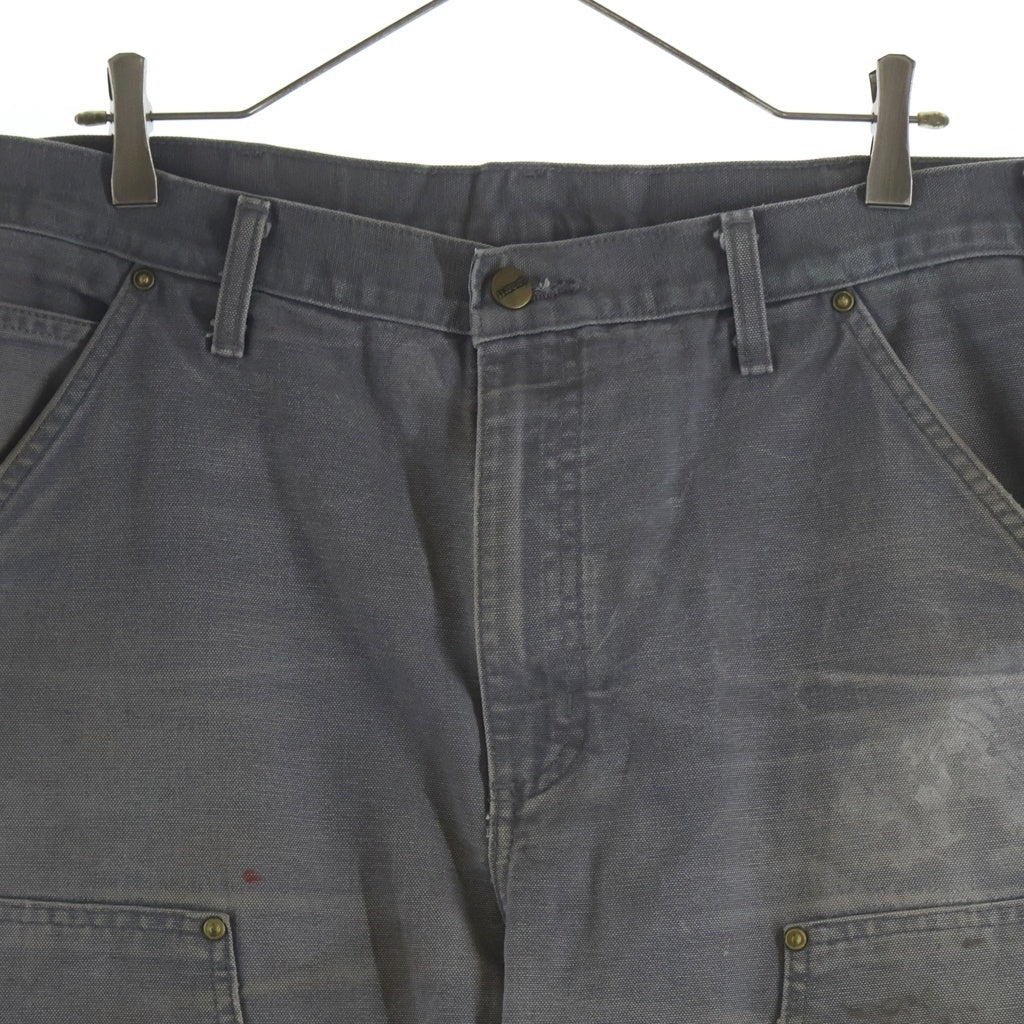CARHARTT(カーハート) 10S DOUBLE KNEE PANT ダック地 ダブルニー ペインター ワークパンツ グレー B136 GVL