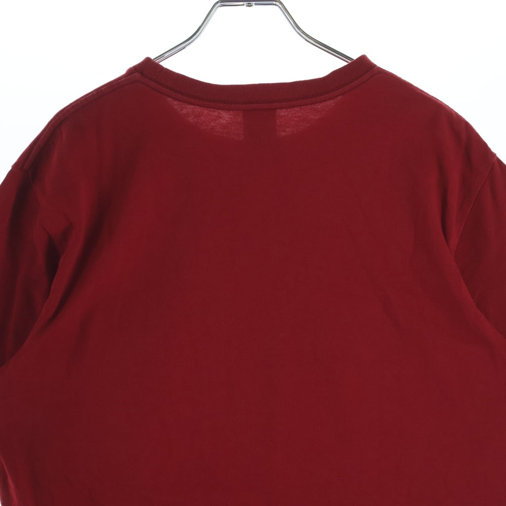 NUMBER (N)INE(ナンバーナイン) 03AW ARCHIVE KURT期 PAIN アーカイブ ペイン フロントロゴプリント クルーネック半袖Tシャツ カットソー レッド