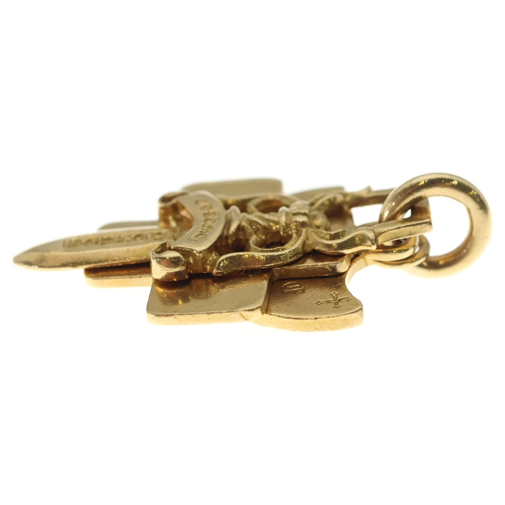 CHROME HEARTS(クロムハーツ) 22K 3 TRINKETS 3トリンケッツ ネックレストップ ゴールド