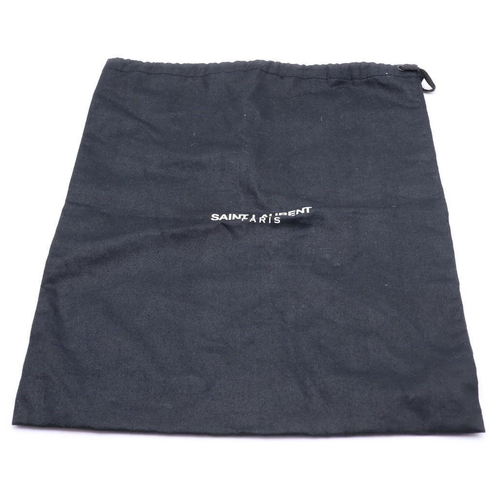 SAINT LAURENT PARIS(サンローランパリ) エンヴェロップ ミディアム グレイン ド プードル キルティングレザー チェーン ショルダーバッグ ブラック/ゴールド 600185 レディース
