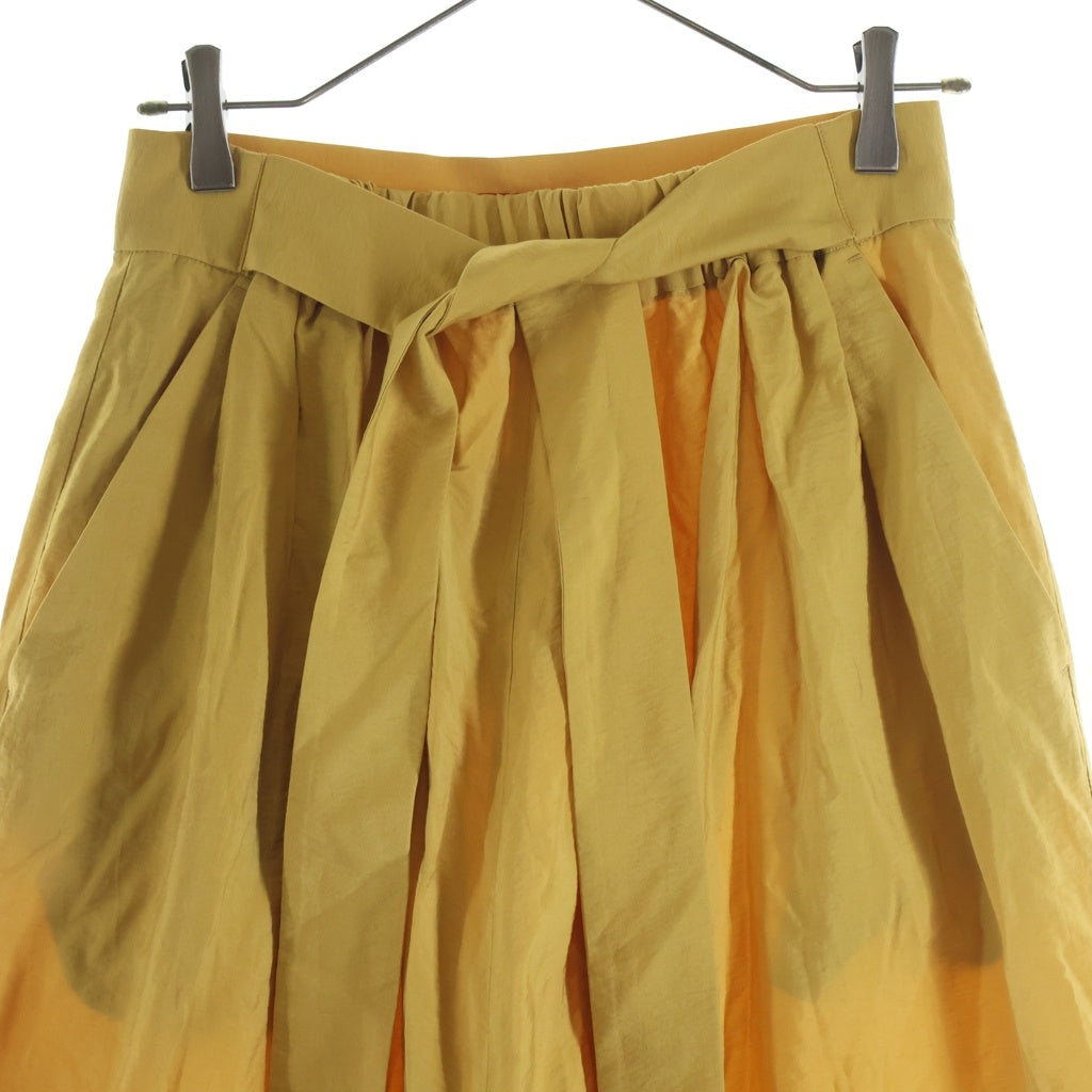 Vivienne Westwood Red Label(ヴィヴィアンウエストウッドレッドレーベル) リボンベルト レーヨン 変形サルエルパンツ イエロー レディース 16-12-701016