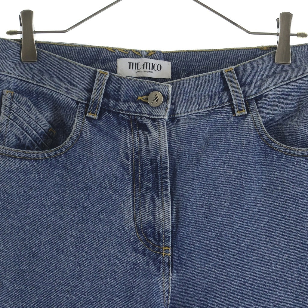THE ATTICO(ジ・アティコ) CUT OF LONG DENIM PANTS カットオフロングデニムパンツ レディース インディゴ 251wcp00277