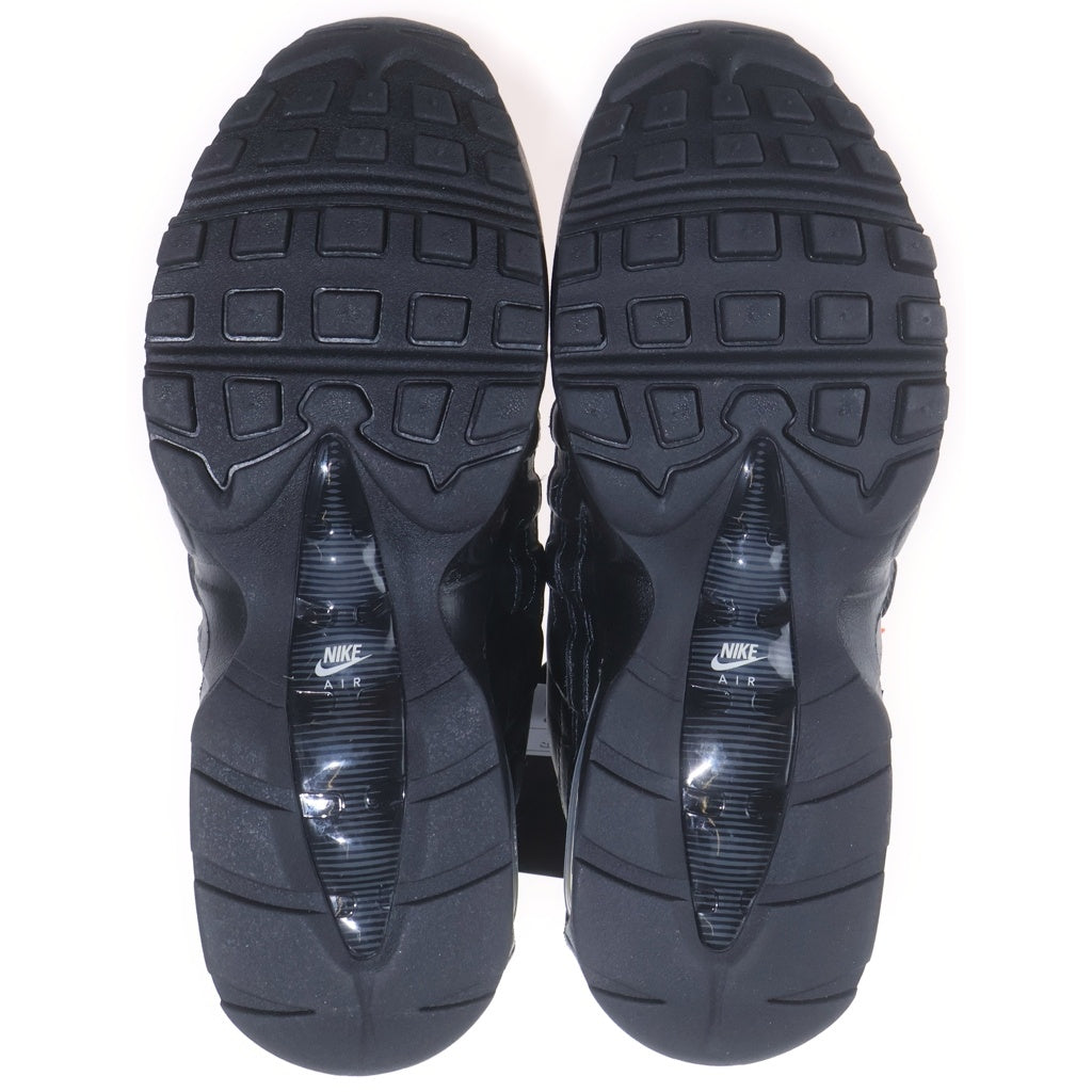 NIKE(ナイキ) AIR MAX BIG BUBBLE LEATHER TRIPLE BLACK エアマックス 95 ビッグバブル レザー トリプルブラック ローカットスニーカー ブラック US8.5/26.5cm IM0696-001