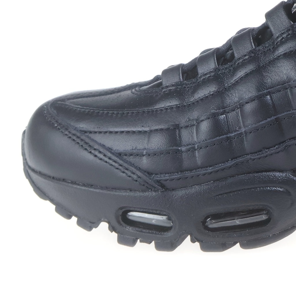 NIKE(ナイキ) AIR MAX BIG BUBBLE LEATHER TRIPLE BLACK エアマックス 95 ビッグバブル レザー トリプルブラック ローカットスニーカー ブラック US8.5/26.5cm IM0696-001