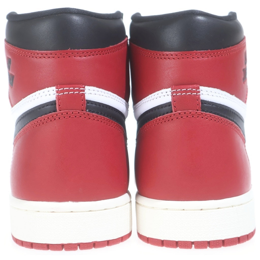 NIKE(ナイキ) AIR JORDAN 1 RETRO HIGH OG BLACK TOE REIMAGINED エア ジョーダン1 ハイカットスニーカー US8.5/26.5cm DZ5485-106
