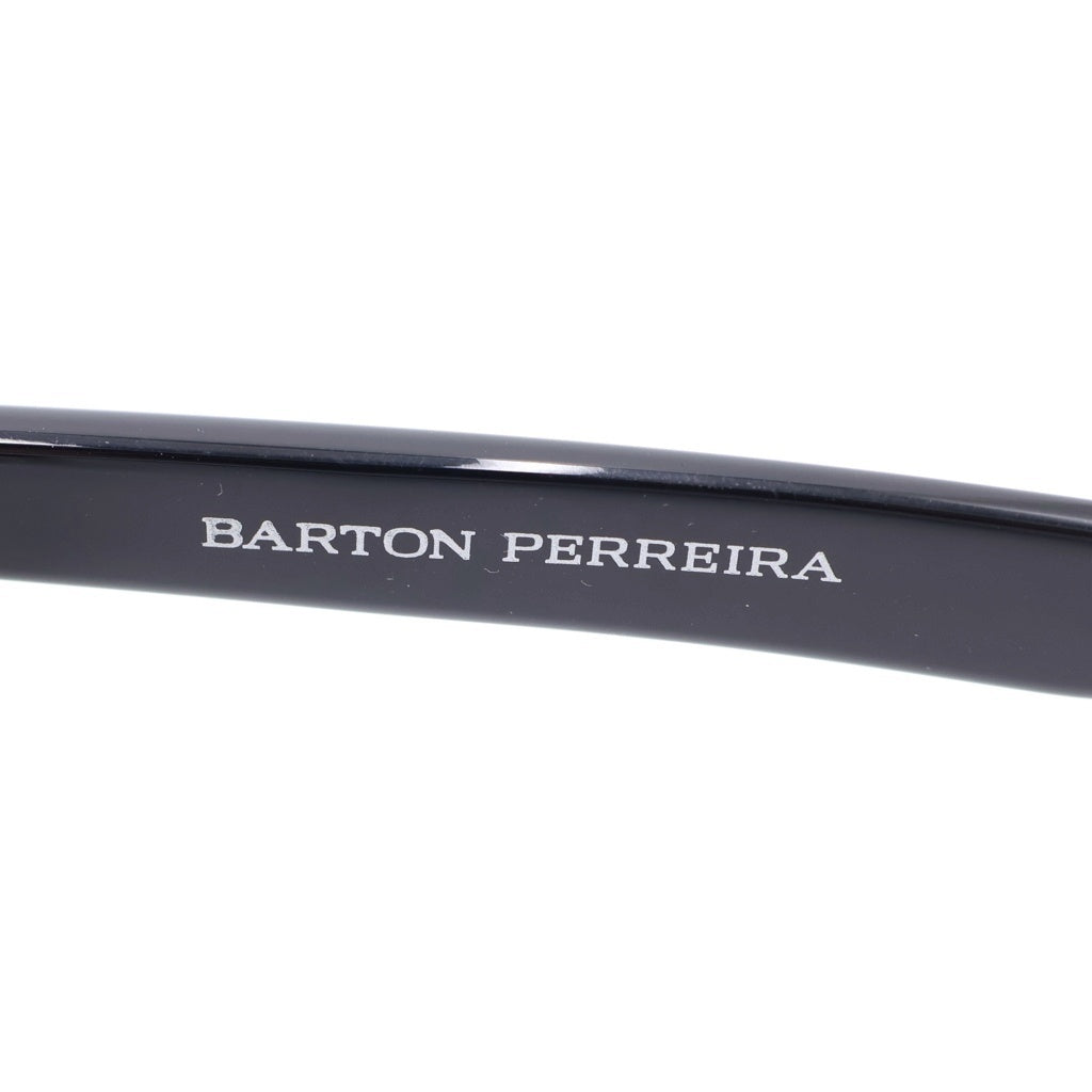 BARTON PERREIRA(バートンペレイラ) ROURKE ルーク ボストンフレーム カラーレンズ サングラス メガネ ブラック/グリーン