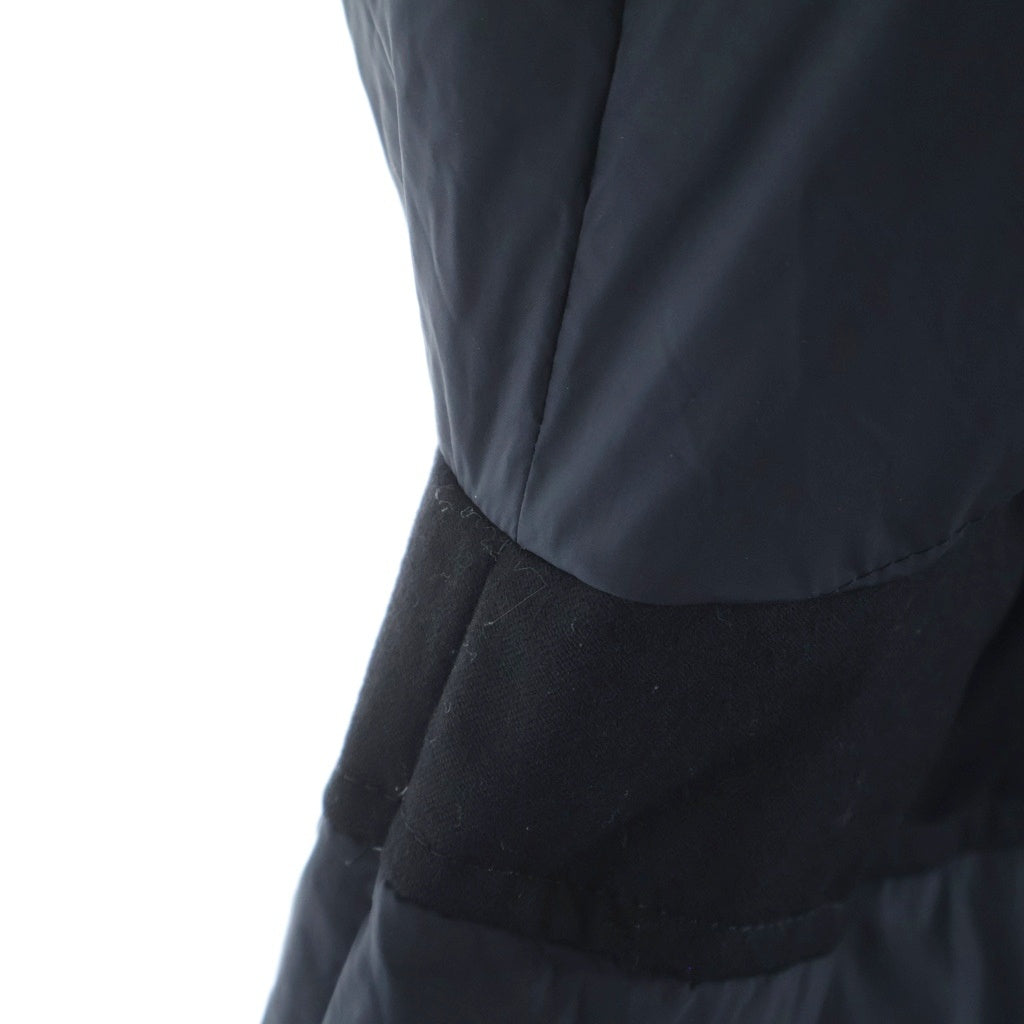 TATRAS(タトラス) 19AW ZOLDO ゾルド ナイロン切替 ファーフーデッドダウンジャケット ブラック MTK19A4136