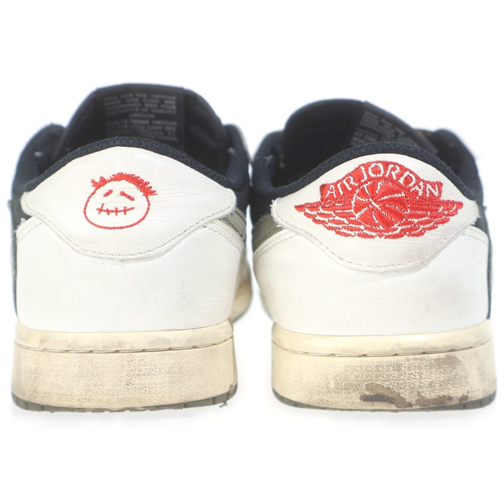 NIKE(ナイキ) ×TRAVIS SCOTT WMNS AIR JORDAN 1 LOW OG MEDIUM OLIVE トラヴィススコット ウィメンズ エアジョーダン1 ミディアム オリーブ ローカットスニーカー US10/27.0cm DZ4137-106
