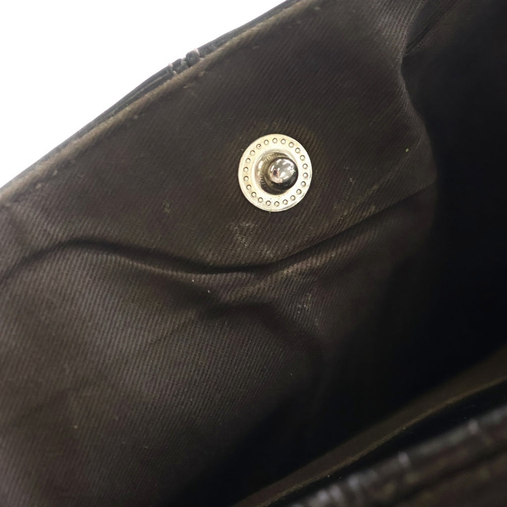 ANIARY(アニアリー) 2WAY LEATHER SHOULDER BAG 2ウェイ レザーショルダーバッグ ブラック