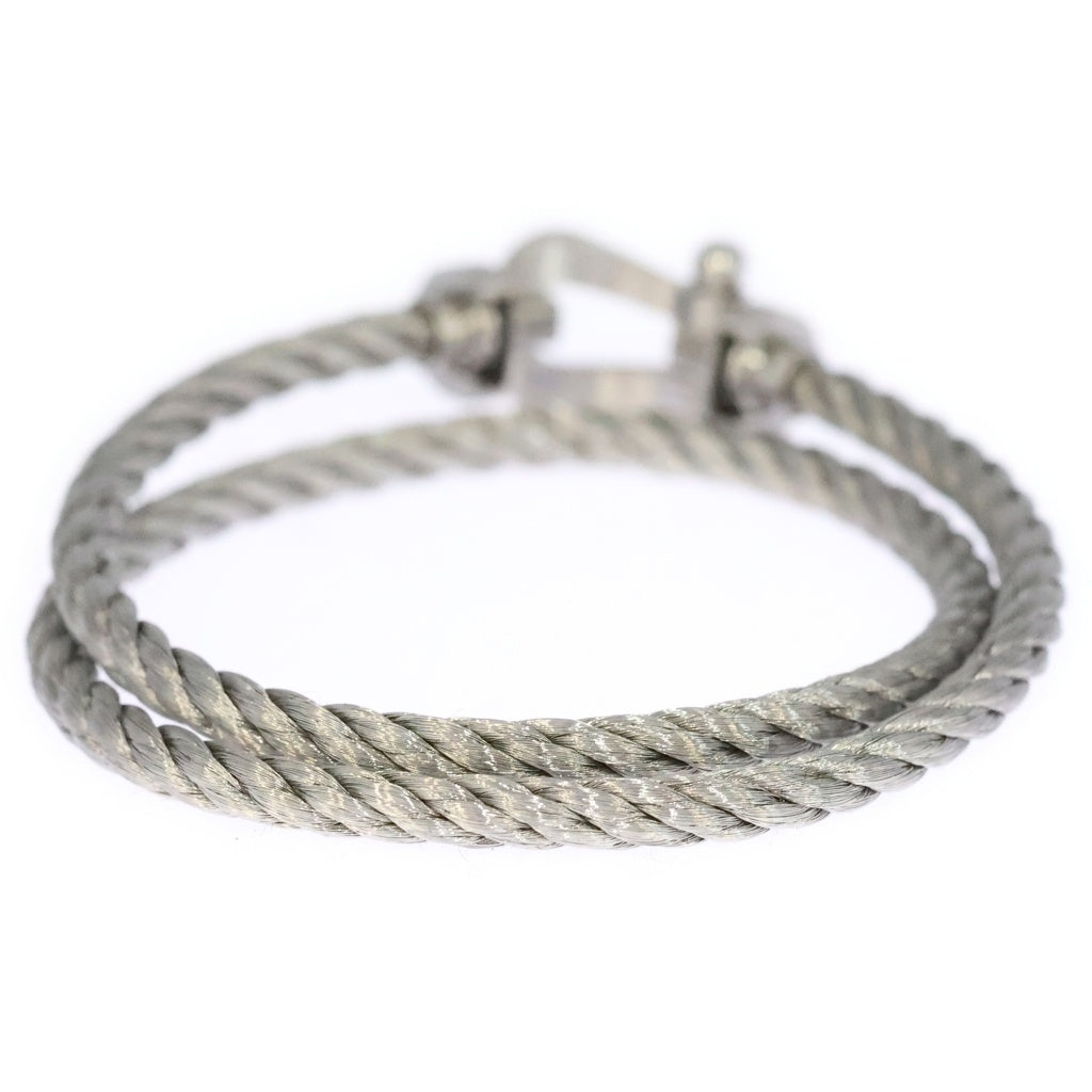FRED(フレッド) FORCE 10 フォース ラージモデル ステンレススチール ブレスレット LM シルバー レディース