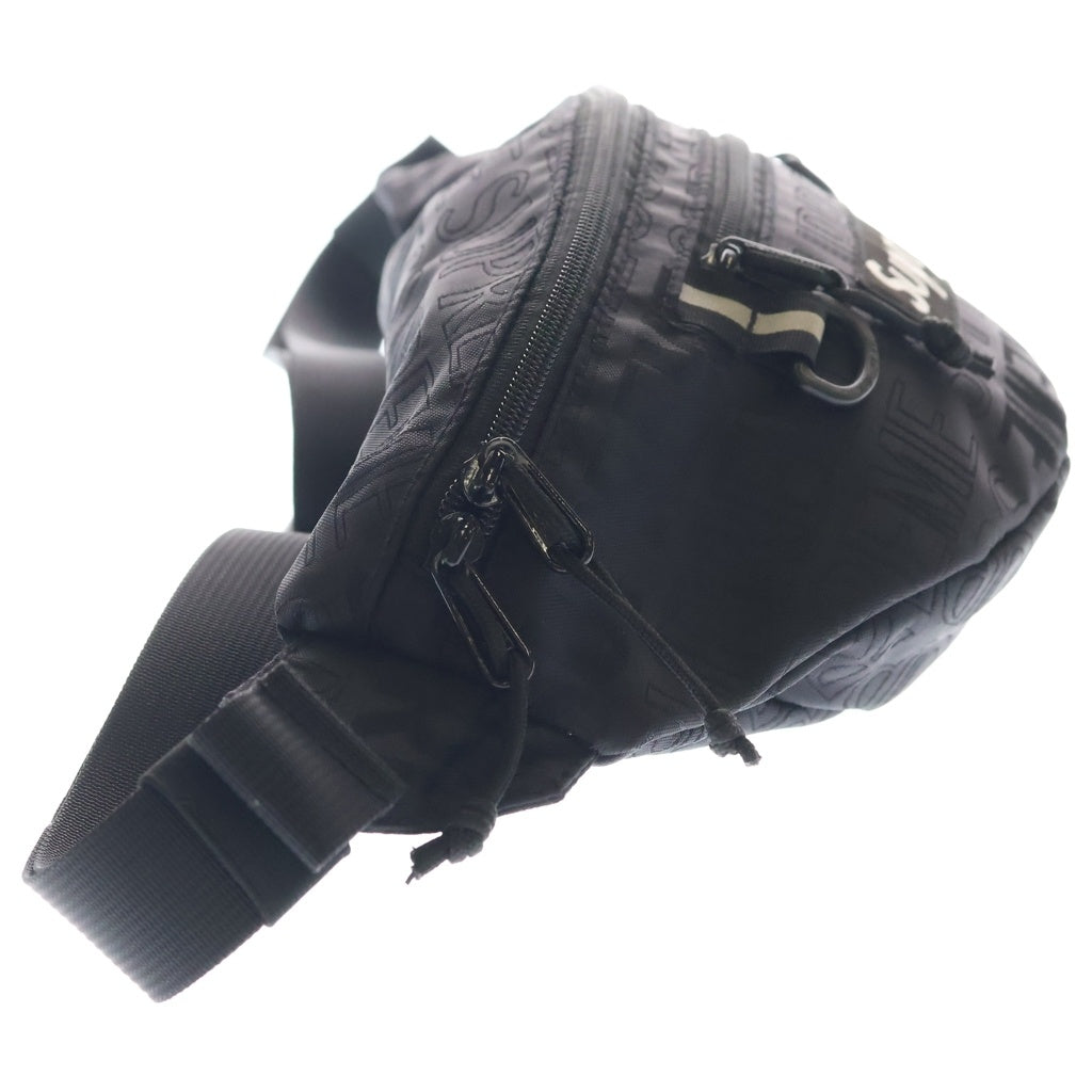 SUPREME(シュプリーム) 19SS WAIST BAG ウエストポーチバッグ 総柄デザイン ボックスロゴ ブラック