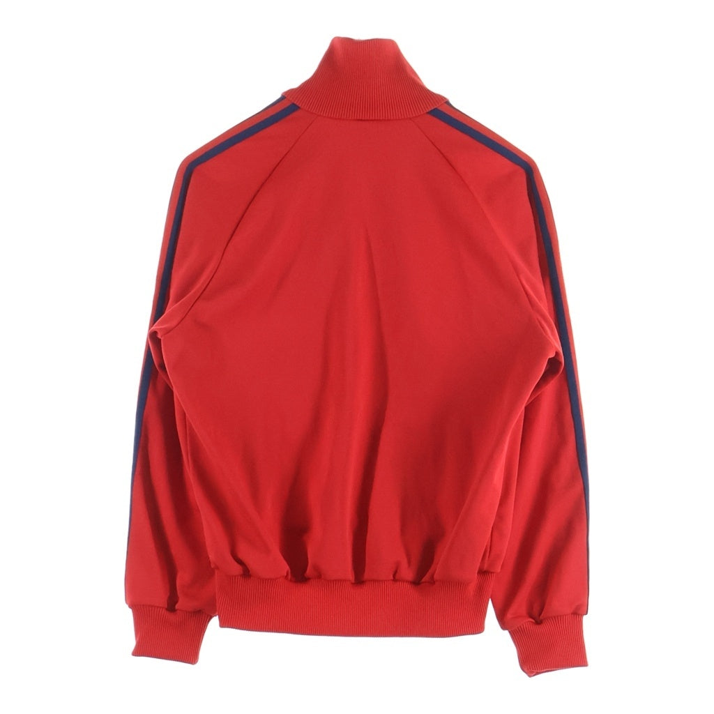 adidas(アディダス) 80S VINTAGE ヴィンテージ 胸ロゴ 西ドイツ製 デサント製 ジップアップトラックジャケット レッド