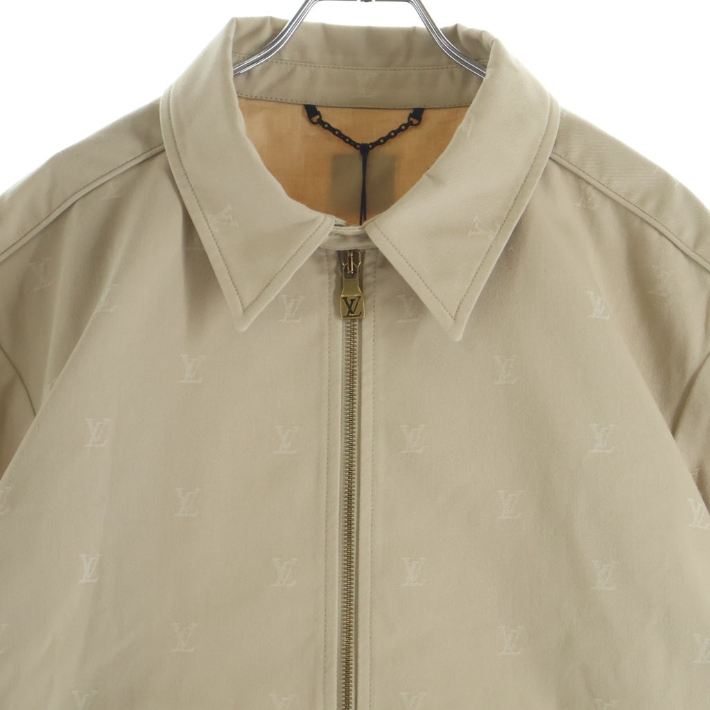 LOUIS VUITTON(ルイヴィトン) 24AW LVロゴ ジャガード ジップアップジャケット ベージュ RM242MQ KKA HRB41W