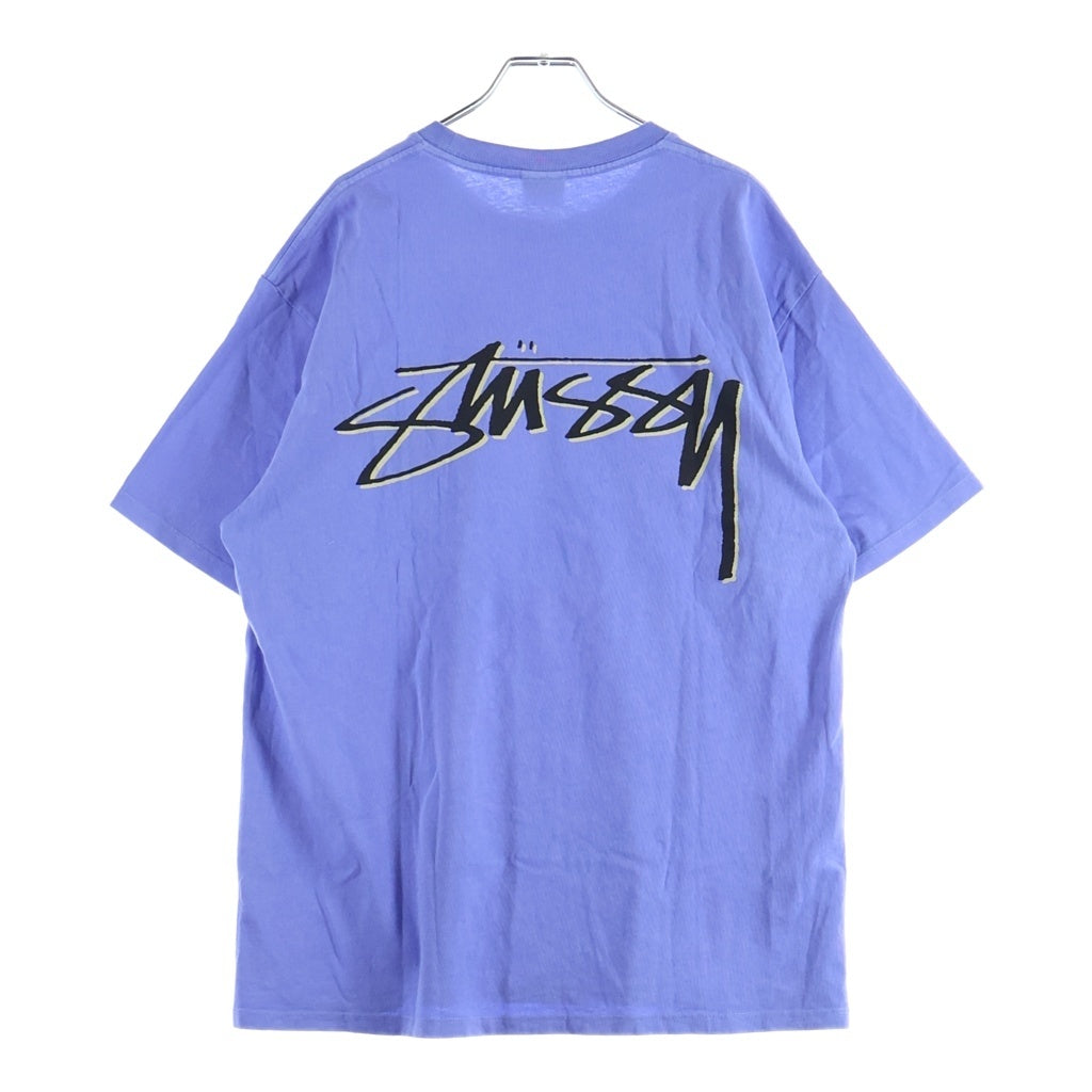STUSSY(ステューシー) 23SS ×OUR LEGACY DROP SHADOW TEE アワーレガシー ドロップ シャドウ クルーネック 半袖Tシャツ カットソー パープル
