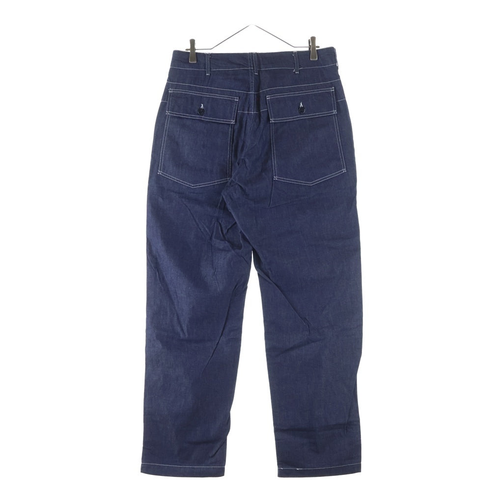 Engineered Garments(エンジニアド ガーメンツ) フロントポケット ステッチ ジップフライ デニム ワイドパンツ インディゴ 55-04-41-04008-TN