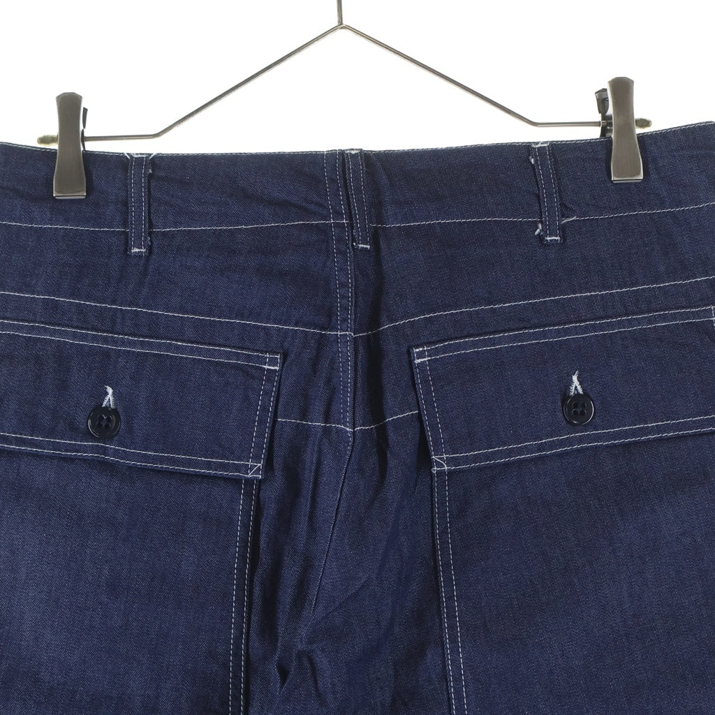 Engineered Garments(エンジニアド ガーメンツ) フロントポケット ステッチ ジップフライ デニム ワイドパンツ インディゴ 55-04-41-04008-TN