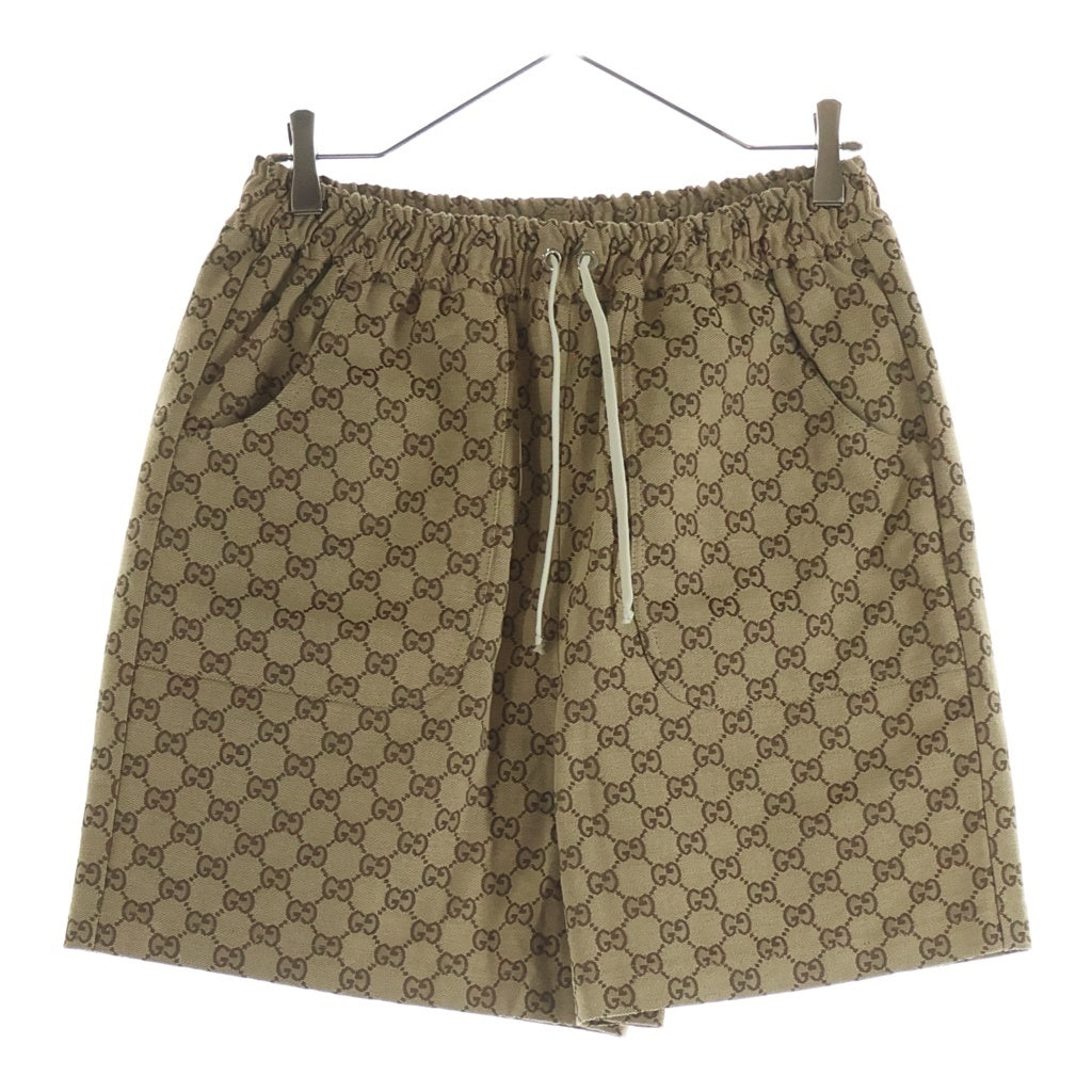 GUCCI(グッチ) 21SS ×THE NORTH FACE ザノースフェイス GGジャガード イージーハーフパンツ ショーツ ベージュ 644586 XJDB9