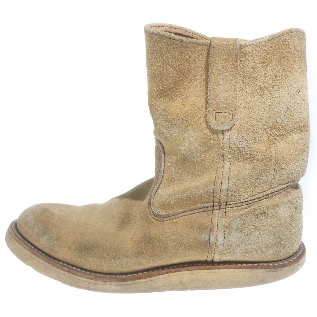 RED WING(レッド ウイング) 96年製 PECOS BOOTS 縦羽タグ スエード ペコスブーツ ベージュ 1188