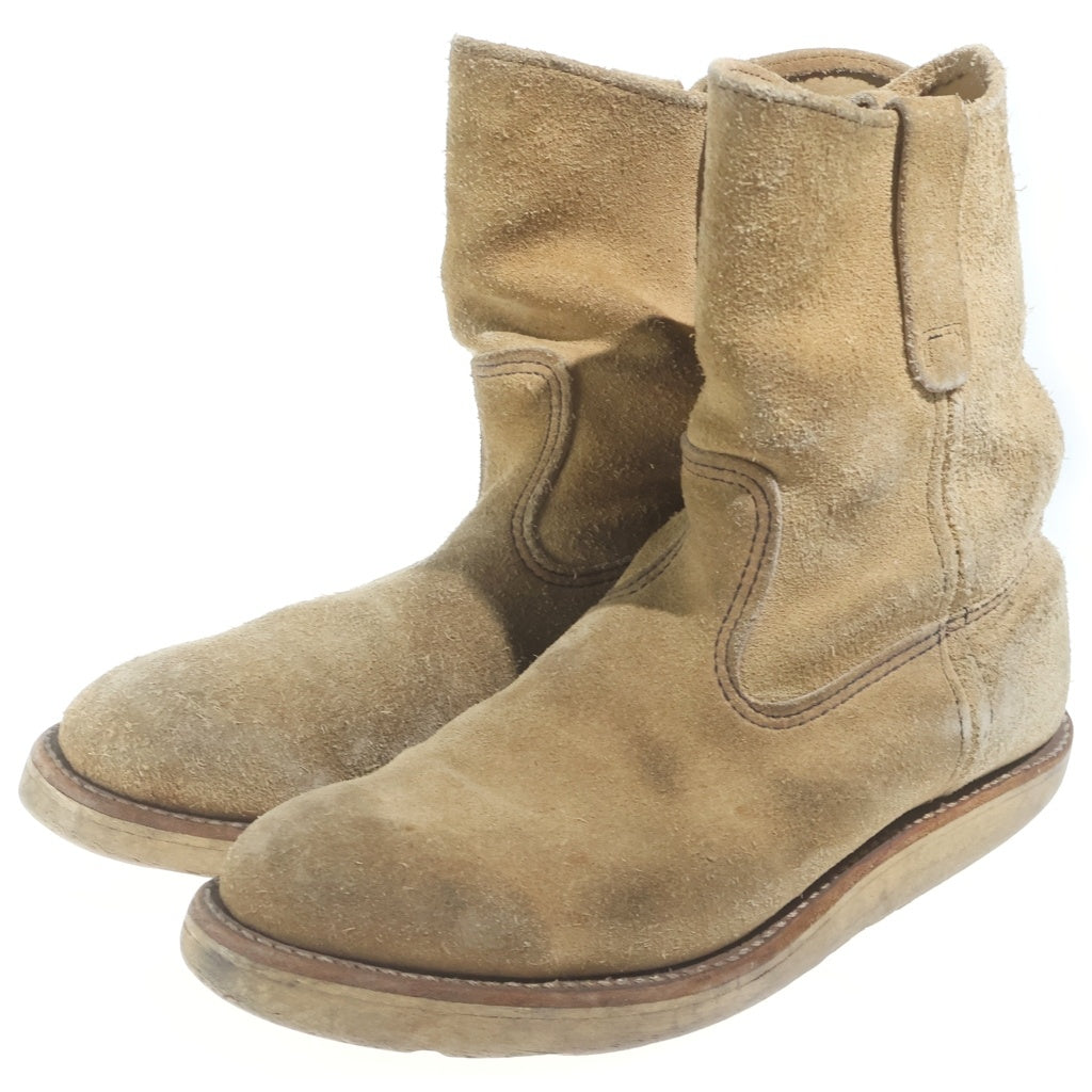 RED WING(レッド ウイング) 96年製 PECOS BOOTS 縦羽タグ スエード ペコスブーツ ベージュ 1188