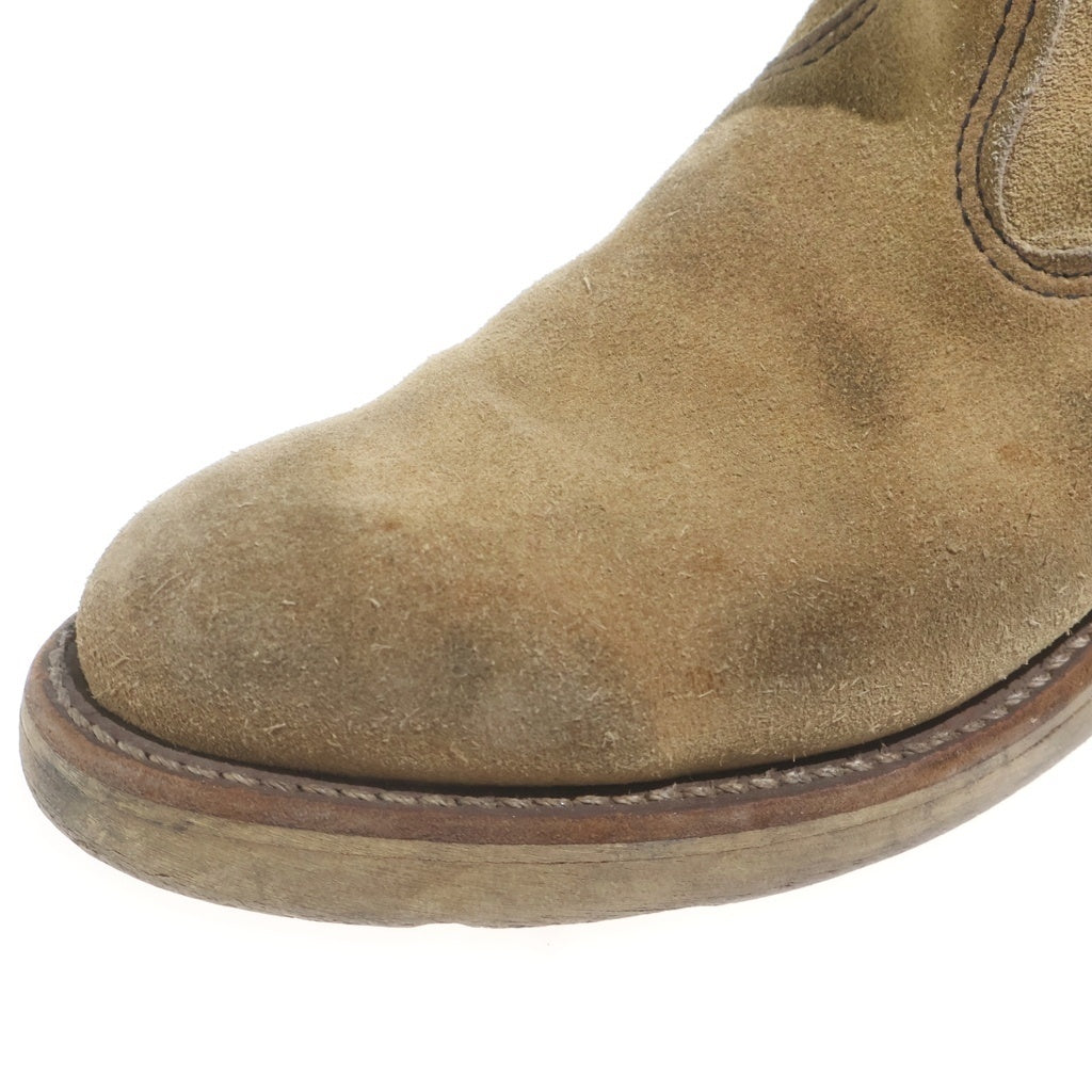 RED WING(レッド ウイング) 96年製 PECOS BOOTS 縦羽タグ スエード ペコスブーツ ベージュ 1188