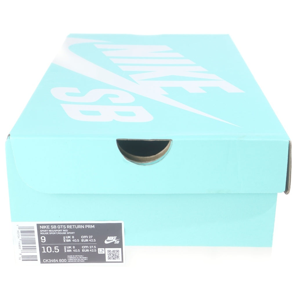 NIKE SB(ナイキエスビー) GTS RETURN PRM Air Max 1 リターン エアマックス1 ローカットスニーカー レッド/ホワイト US9/27cm CK3464-600