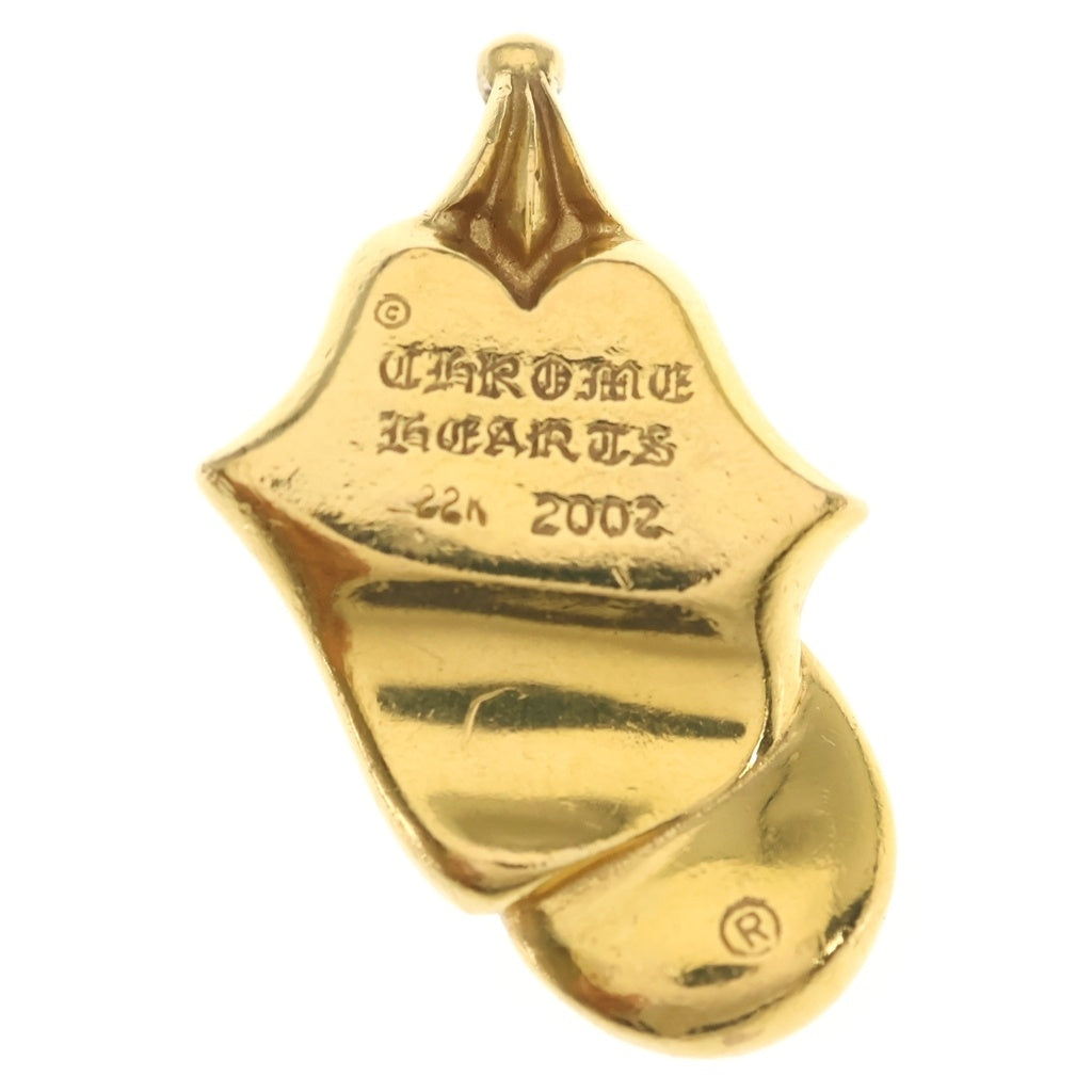 CHROME HEARTS(クロムハーツ) 22K L&T CHARM リップアンドタン ペンダントトップ チャーム ゴールド