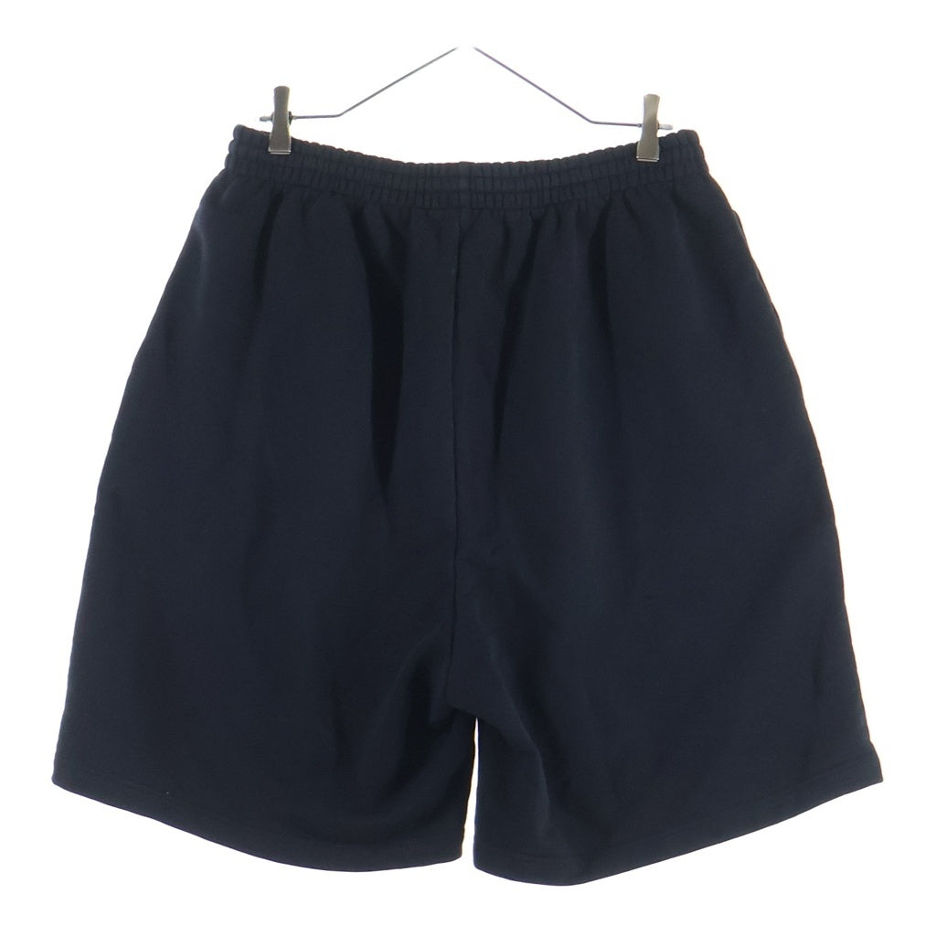 BALENCIAGA(バレンシアガ) 21SS ワードローブ ロゴスウェットショーツ ハーフパンツ ブラック 674591 TMVF5
