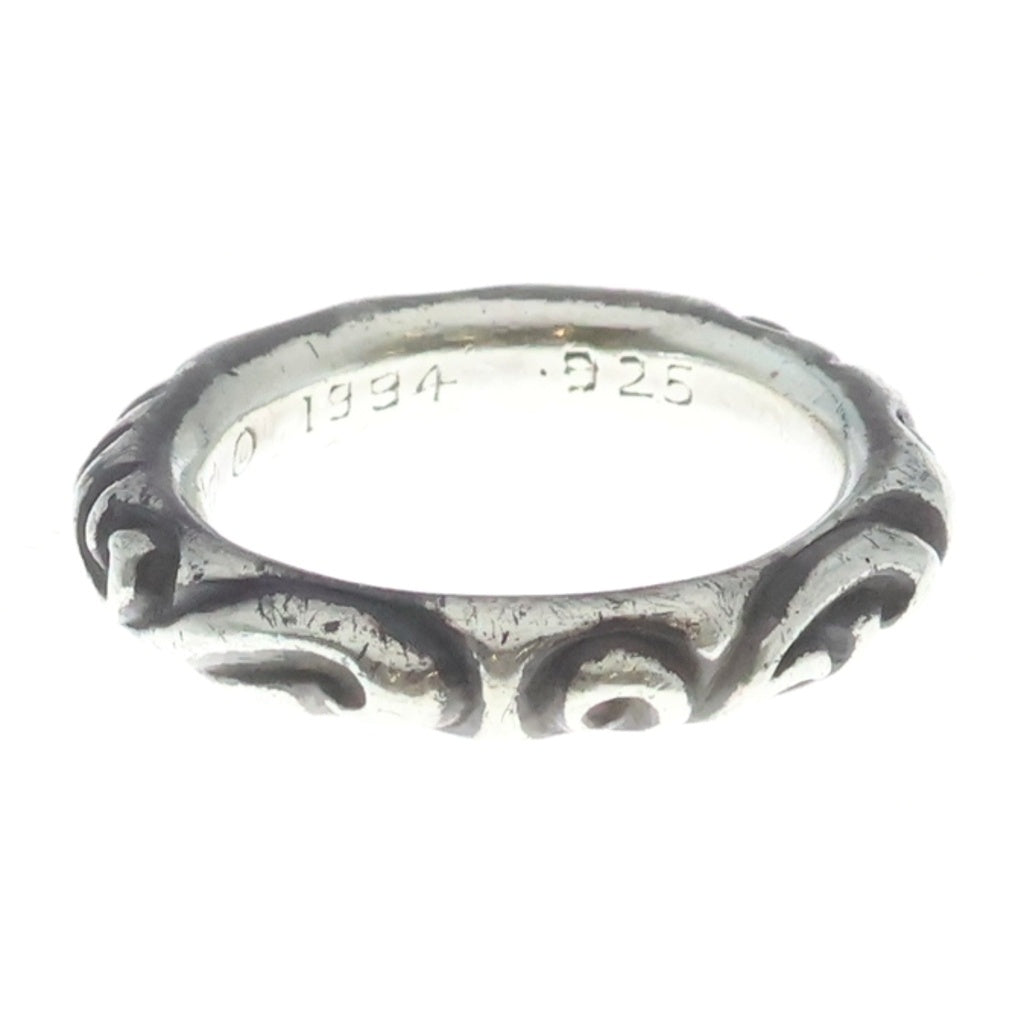 CHROME HEARTS(クロムハーツ) SCRL BAND スクロールバンド リング シルバー BCA351