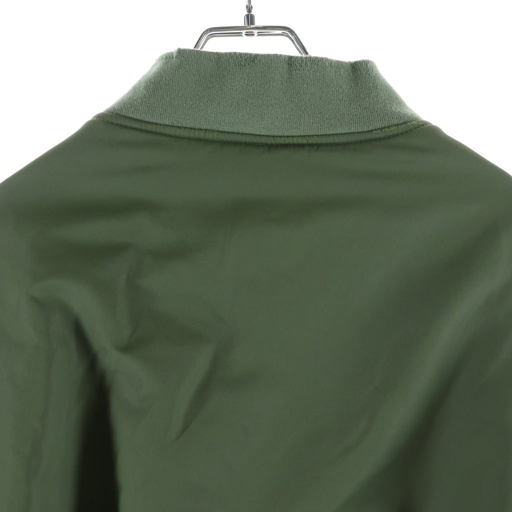 BALENCIAGA(バレンシアガ) 24AW Off Shoulder Bomber Jacket オフショルダー ダメージ加工 ジップアップ ボンバージャケット カーキ 790753 TP004
