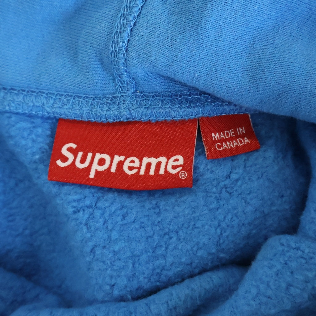 SUPREME(シュプリーム) 18AW S Logo Hooded Sweatshirt ロゴエンブロイダリー スウェット プルオーバーパーカー フーディ ブルー