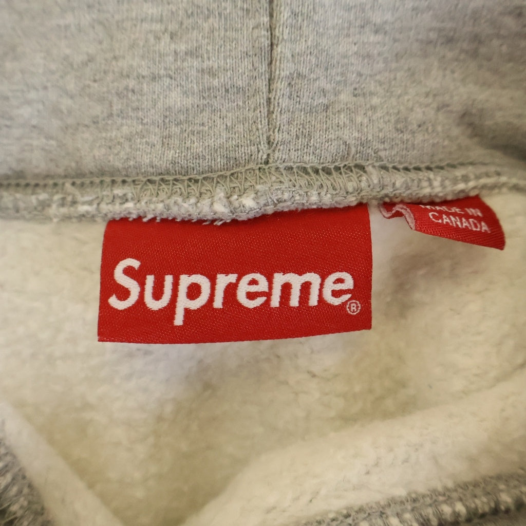 SUPREME(シュプリーム) 18AW ×Dr.Seuss Lorax Cat in the Hat Hooded Sweatshirt キャットインザハット フロントプリント スウェット プルオーバーパーカー フーディ グレー